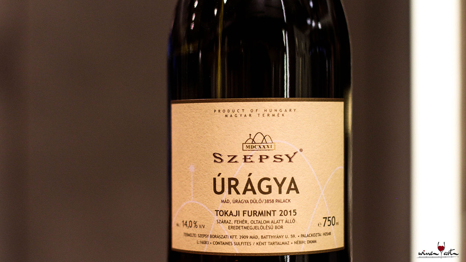 Szepsy Úrágya Furmint 2015