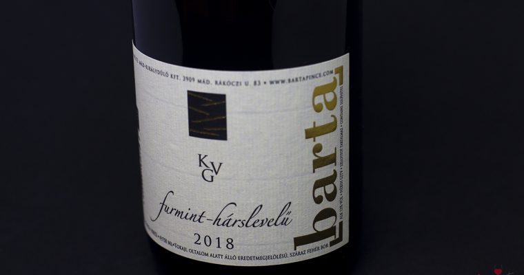 A hónap felfedezettje: Barta Pince KVG 2018