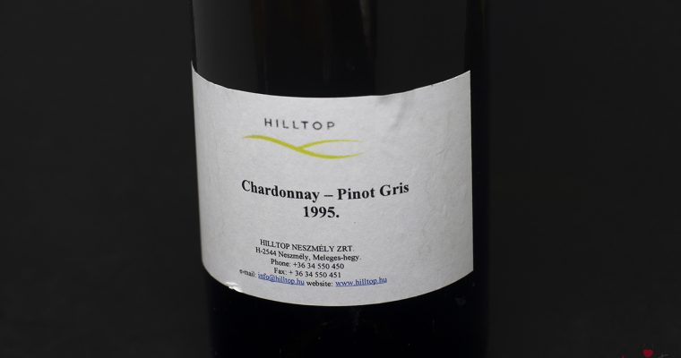 A hónap felfedezettje: Hilltop Chardonnay-Pinot Gris 1995
